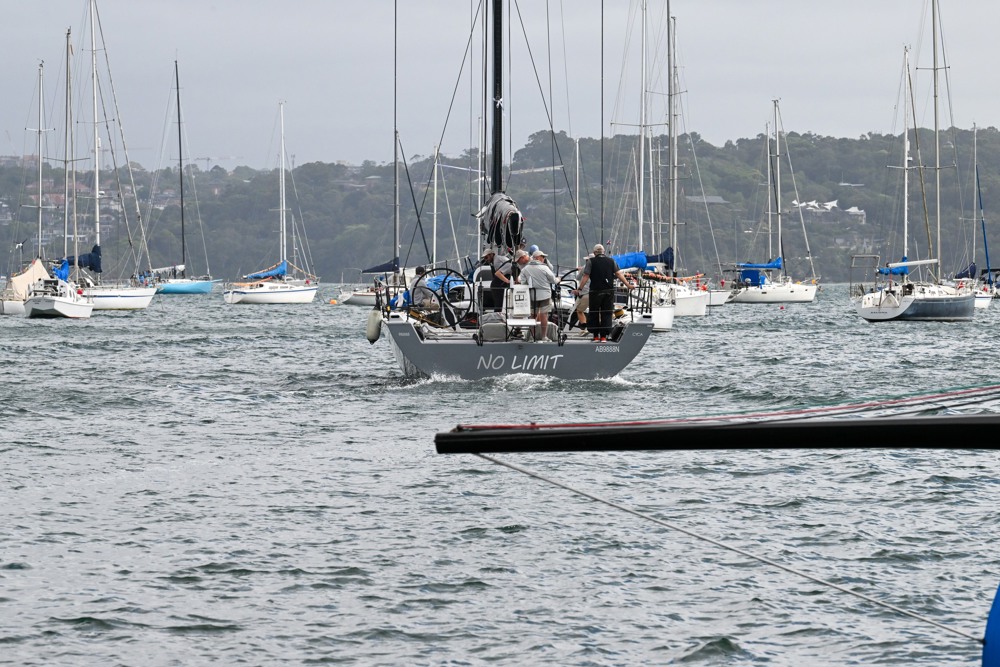 No Limit heading out to the start.   Image: CYCA | David Hislop