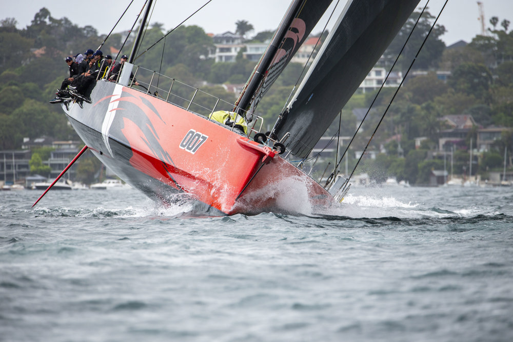 Audi Centre Sydney | 2024 Bird Island Race start - Master Lock Comanche.   Image: CYCA | Ashley Dart