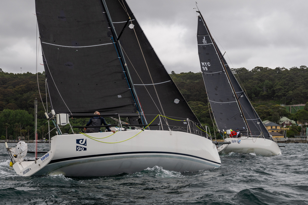 Audi Centre Sydney BWPS | 2024 Bird Island Race start - Verite and Jupiter.   Image: CYCA | Vito Feremans