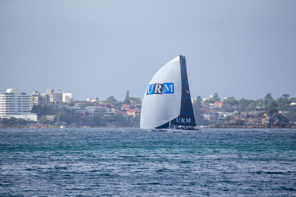 URM Group entering Sydney Harbour.   Image: CYCA | David Hislop