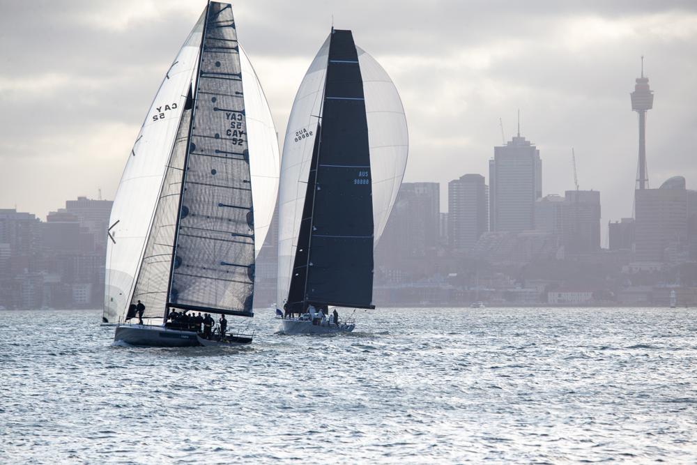 No Limit leading Caro over the line.   Image: CYCA | David Hislop