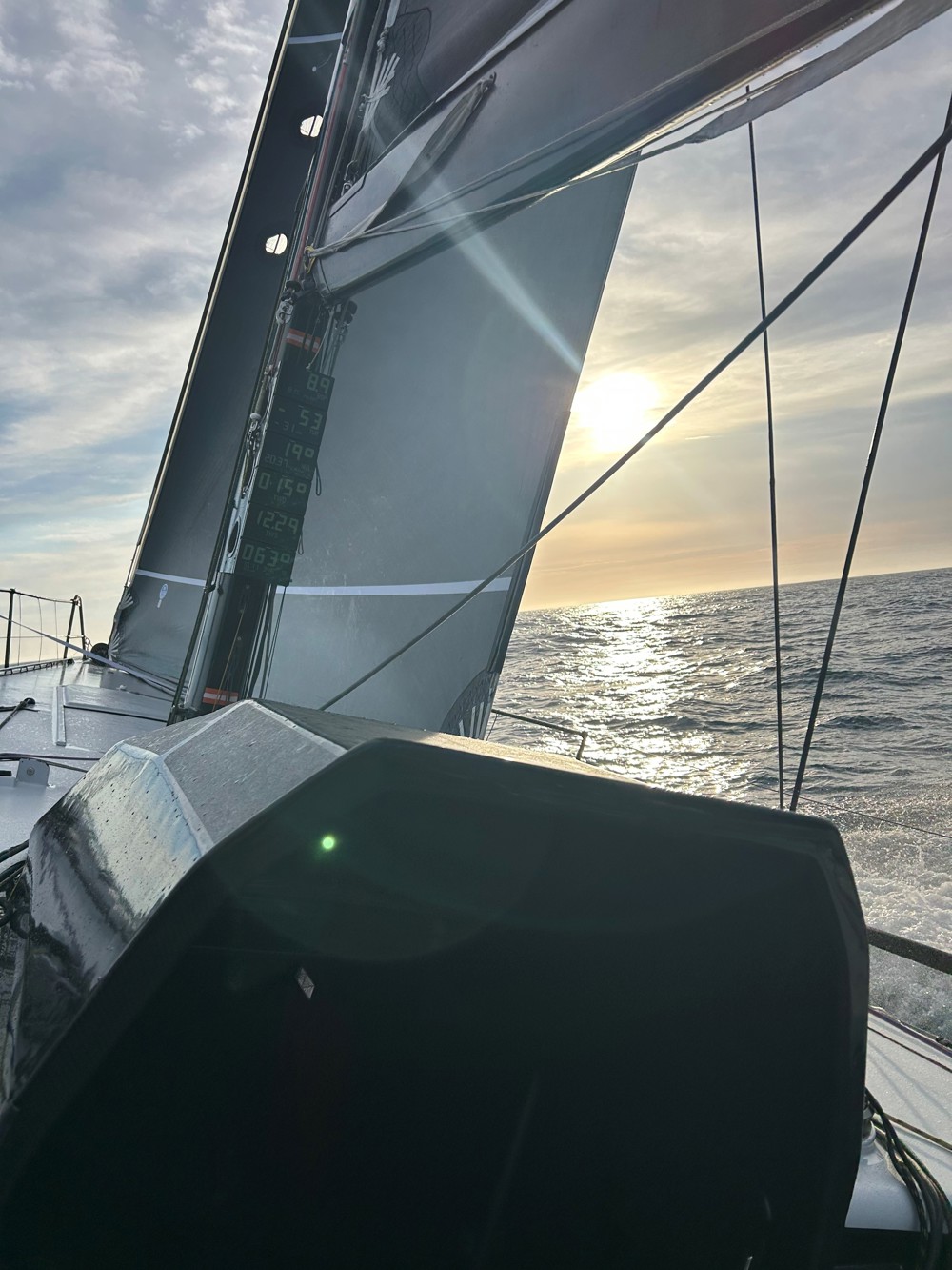 On board Whisper early in the morning of day 2