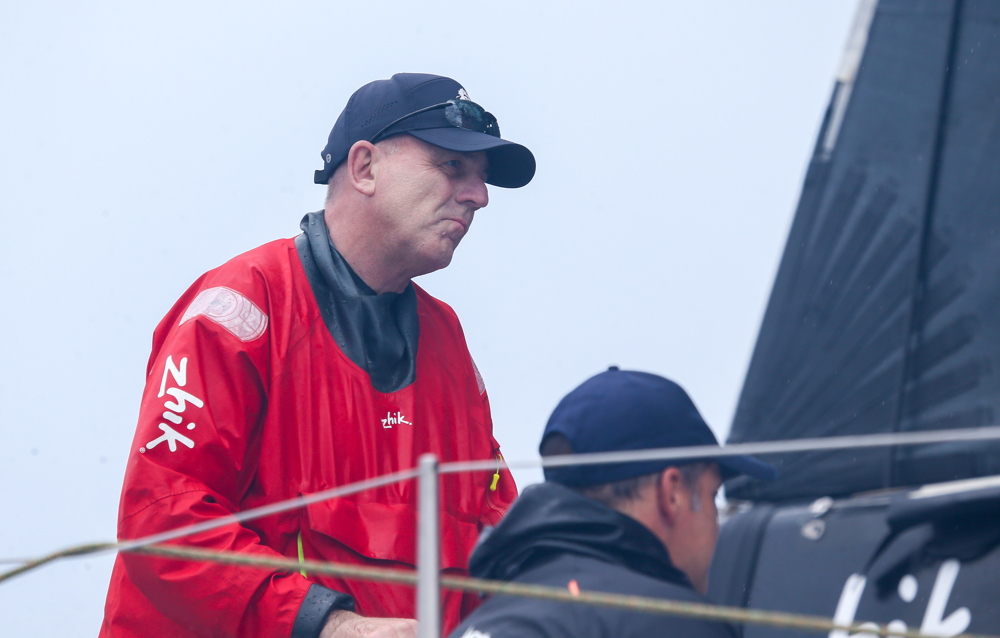 Matt Allen helming Master Lock Comanche to a line honours victory.   Image: CYCA | David Hislop
