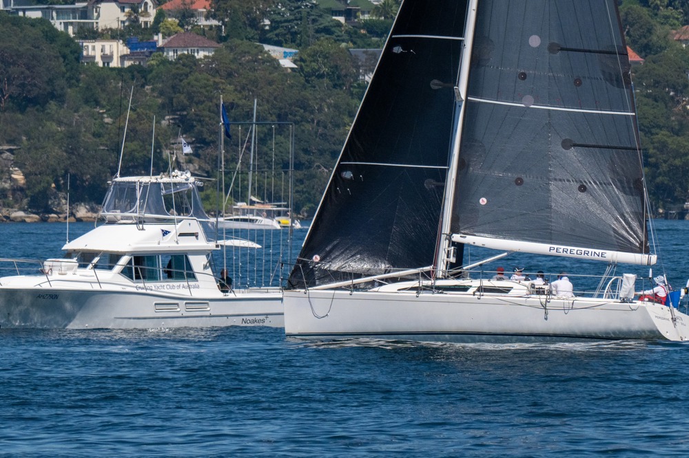 Hugn Torode's Sydney 36S finishing.   Image: CYCA | David Hislop