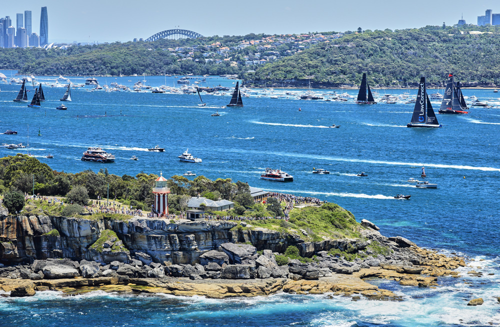 2024 Rolex Sydney Hobart race start.   Image: ROLEX | Carlo Borlenghi