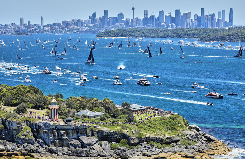 2024 Rolex Sydney Hobart race start.   Image: ROLEX | Carlo Borlenghi