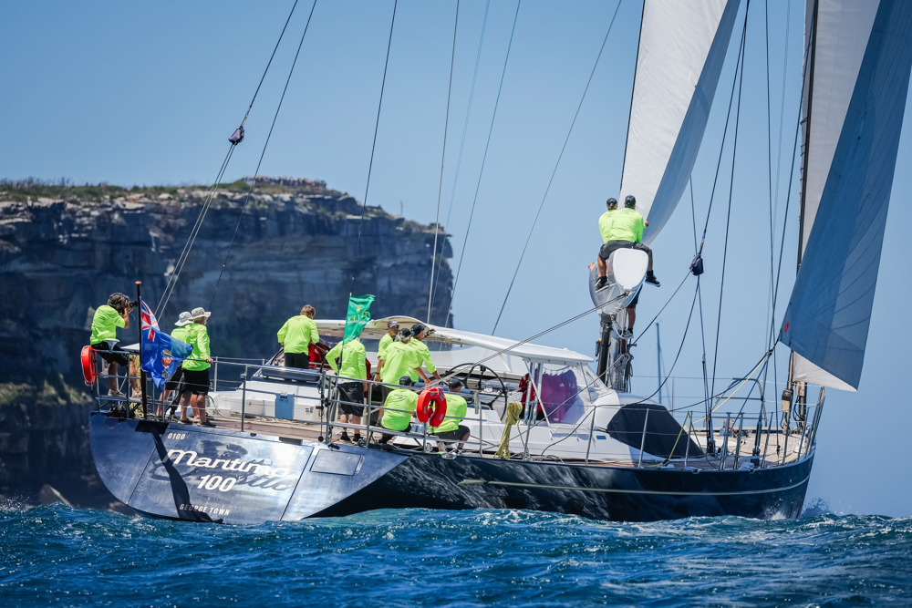 Maritimo 100, the luxury way to Hobart.   Image: CYCA | Salty Dingo