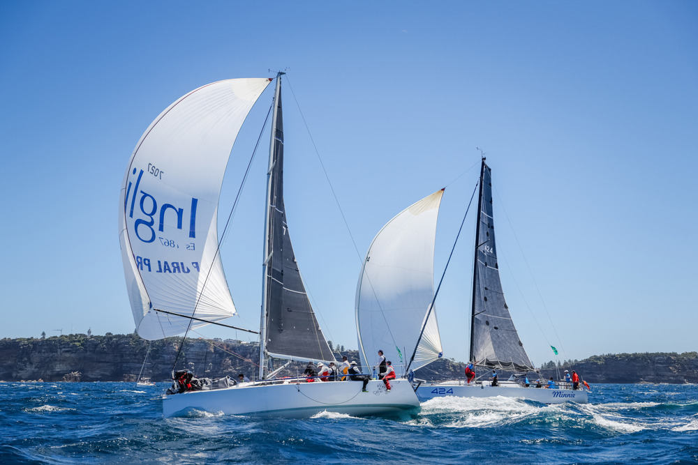 The Goat (foreground) and Minnie.    Image: CYCA | Salty Dingo