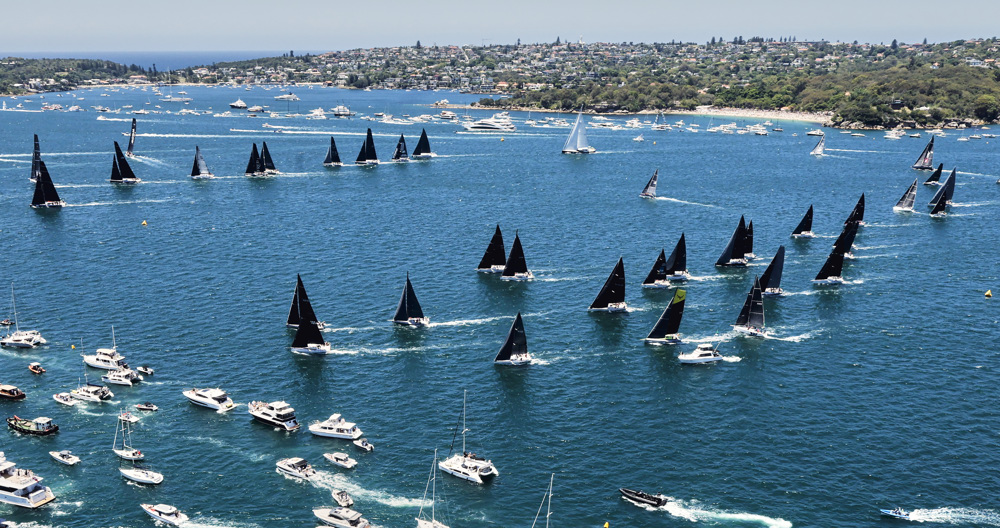 2024 Rolex Sydney Hobart race start.   Image: ROLEX | Carlo Borlenghi