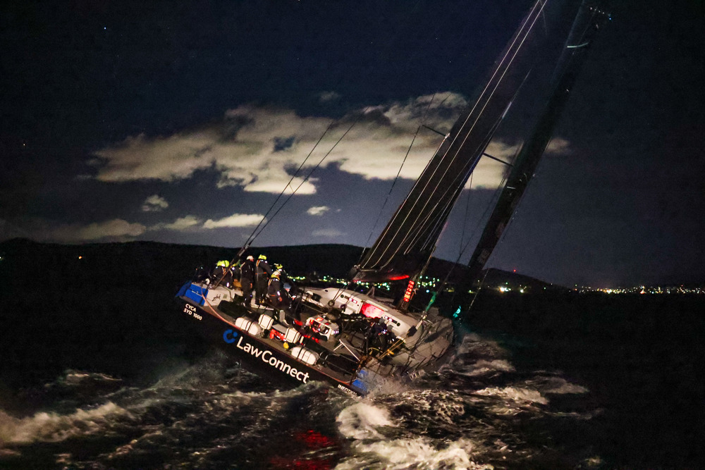2024 Rolex Sydney Hobart - line honours - LawConnect.   Image: CYCA | Salty Dingo