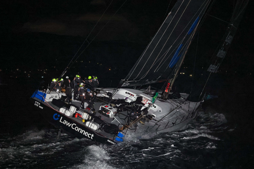 2024 Rolex Sydney Hobart - line honours - LawConnect.   Image: CYCA | Salty Dingo