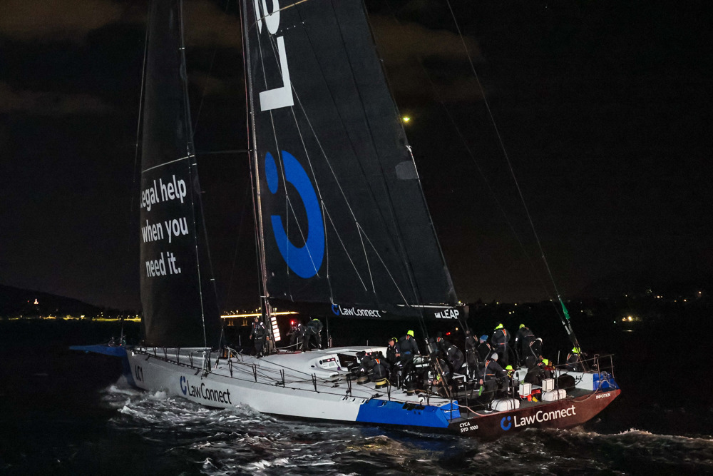 2024 Rolex Sydney Hobart - line honours - LawConnect.   Image: CYCA | Salty Dingo
