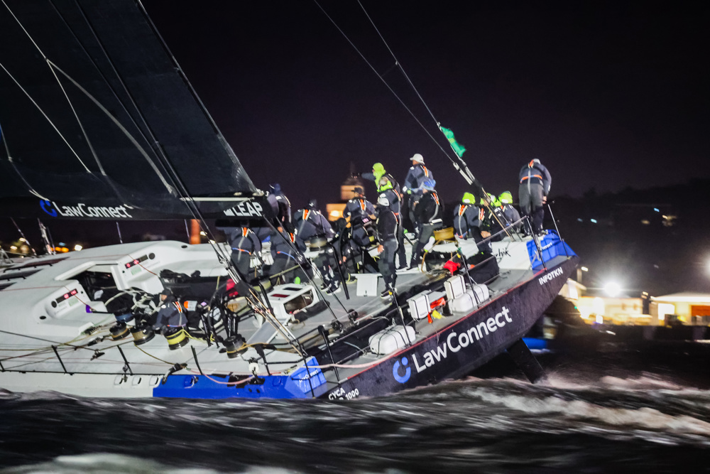 2024 Rolex Sydney Hobart - line honours - LawConnect.   Image: CYCA | Salty Dingo