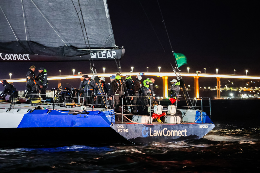 2024 Rolex Sydney Hobart - line honours - LawConnect.   Image: CYCA | Salty Dingo