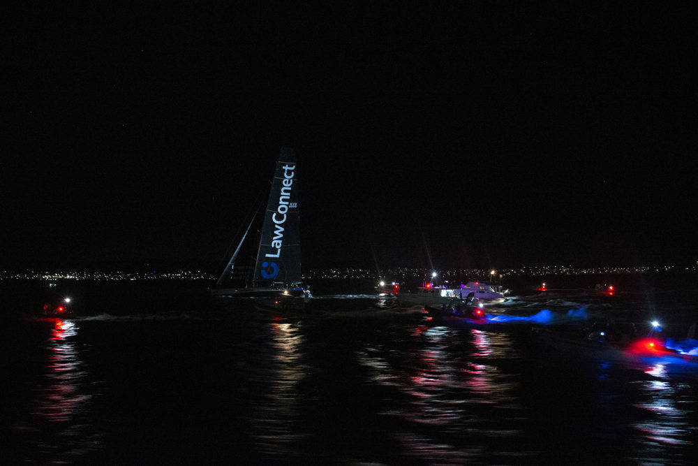 LawConnect approaching the finish.   Image: CYCA | Ashley Dart