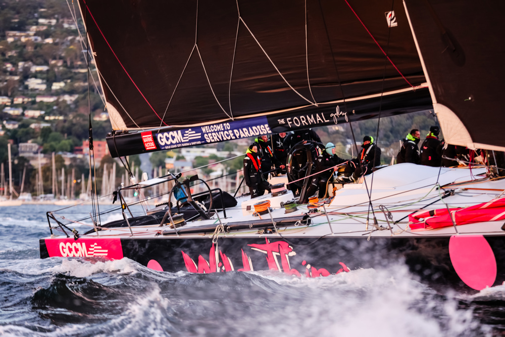 Wild Thing 100 approaching the finish line.   Image: CYCA | Salty Dingo