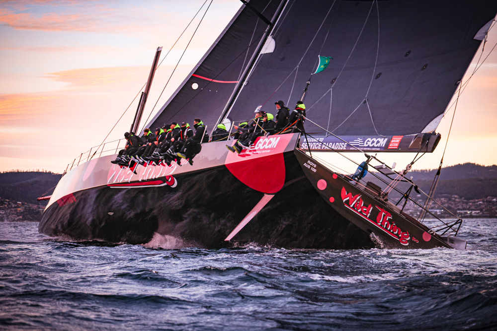 Wild Thing 100 approaching the finish line.   Image: CYCA | Salty Dingo