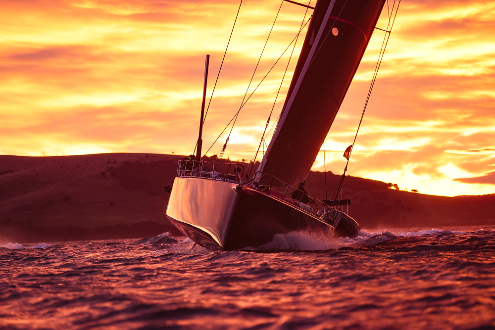 Wild Thing 100 approaching the finish line.   Image: CYCA | Salty Dingo