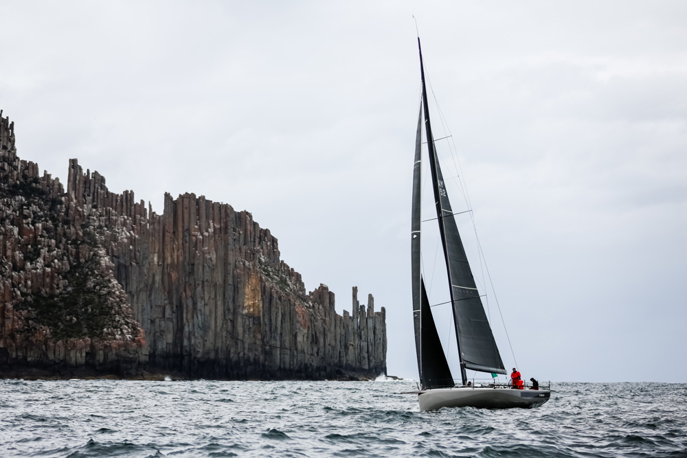 Caro at Cape Raoul.     Image: CYCA | Salty Dingo