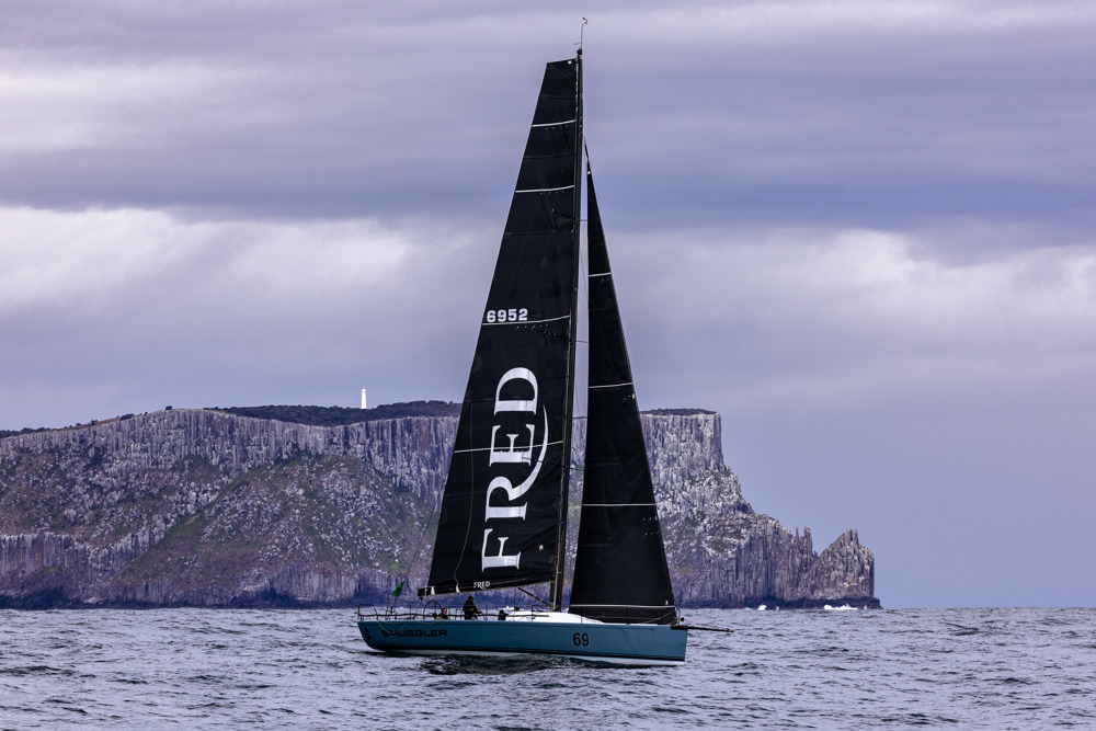 SMUGGLER in Storm Bay, Sail n: 6952, OWNER/SKIPPER: Sebastian Bohm, STATE: NSW, DESIGN: TP52, LOA: 15.9, CLASS: IRC, YEAR BUILT: 2006