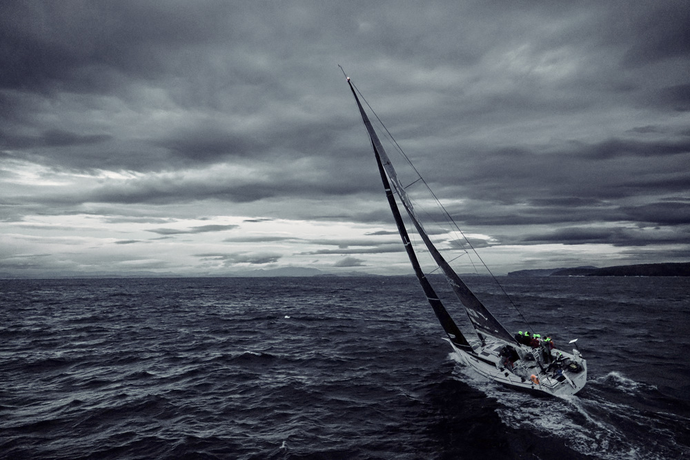 Ocean Crusaders J-Bird in Storm Bay.