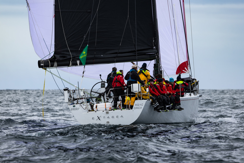 EXTASEA, Sail n: G10007, OWNER/SKIPPER: Paul Buchholz/Dustin Popp, STATE: VIC, DESIGN: Cookson 50, LOA: 15.2, CLASS: IRC, YEAR BUILT: 2004