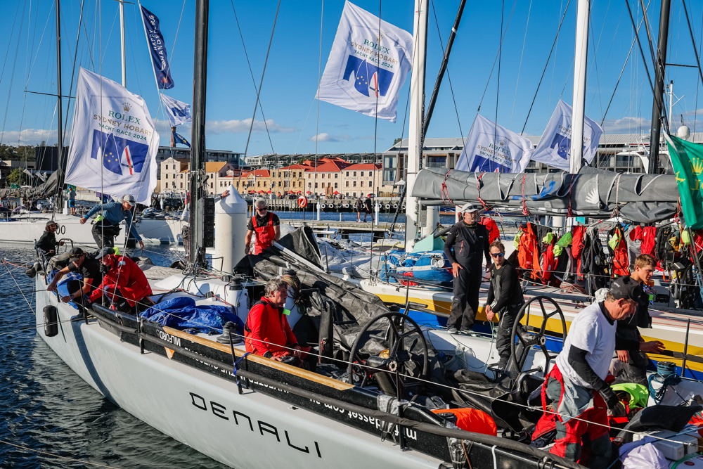 Denali tying up in King's Pier Marina.    Image: CYCA | Salty Dingo