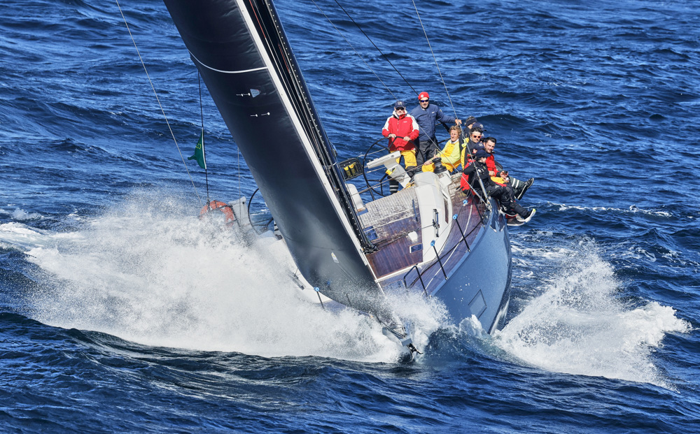 ODIN, Sail n: AUS53, OWNER/SKIPPER: Matt Hanning, STATE: NSW, DESIGN: Beneteau First 53, LOA: 17.12, CLASS: IRC, YEAR BUILT: 2020.    Image: Rolex | Carlo Borlenghi