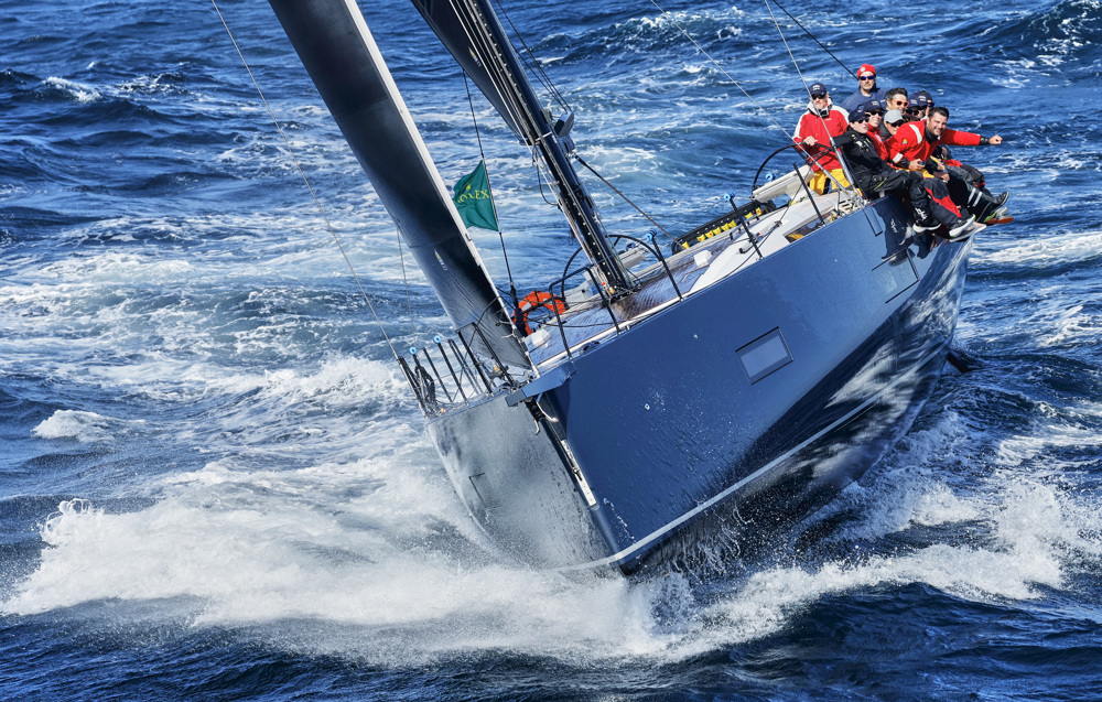 ODIN, Sail n: AUS53, OWNER/SKIPPER: Matt Hanning, STATE: NSW, DESIGN: Beneteau First 53, LOA: 17.12, CLASS: IRC, YEAR BUILT: 2020.    Image: Rolex | Carlo Borlenghi