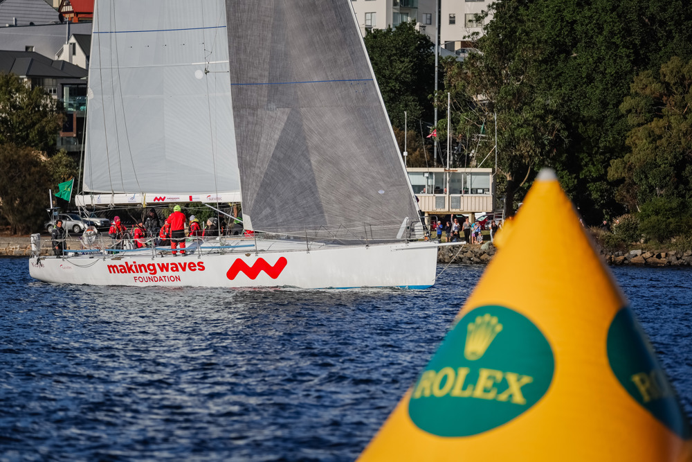 MWF Kayle approaches the finish line     Image: CYCA | Salty Dingo