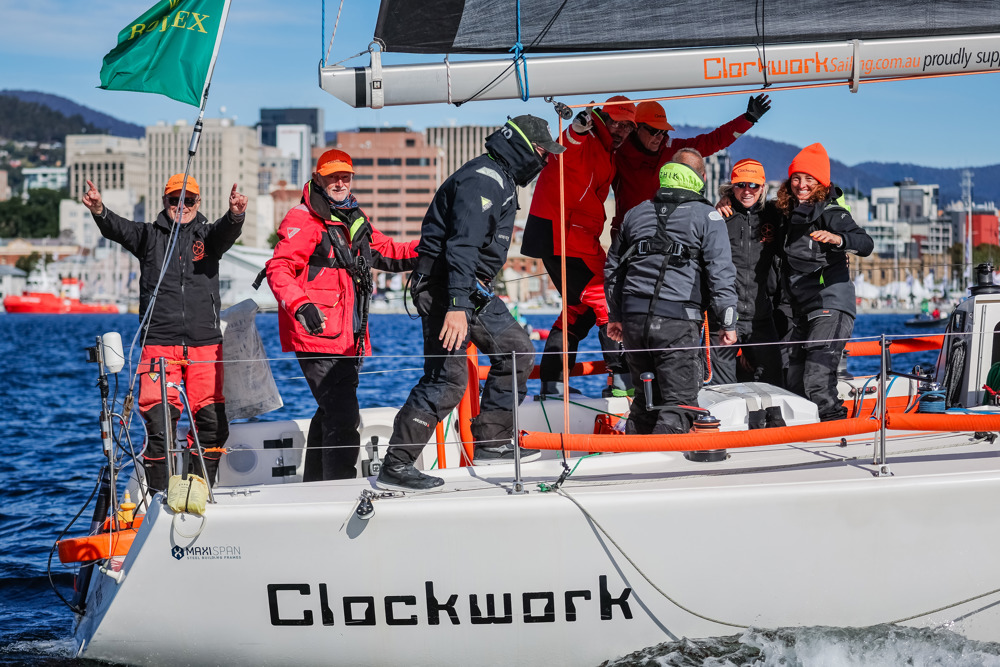 Clockwork after the finish    Image: CYCA | Salty Dingo