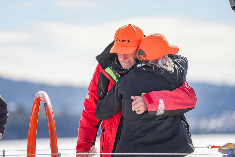 Clockwork crew happy to have finished the race    Image: CYCA | Salty Dingo