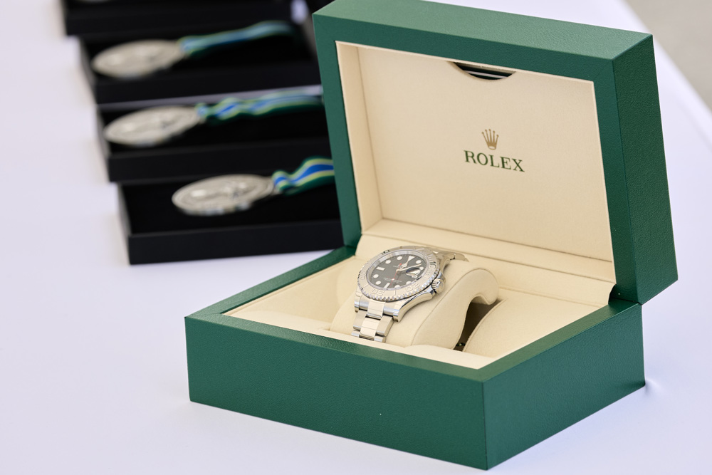 Rolex Yacht-Master Timepiece, presented to the skipper of the Overall Winner.