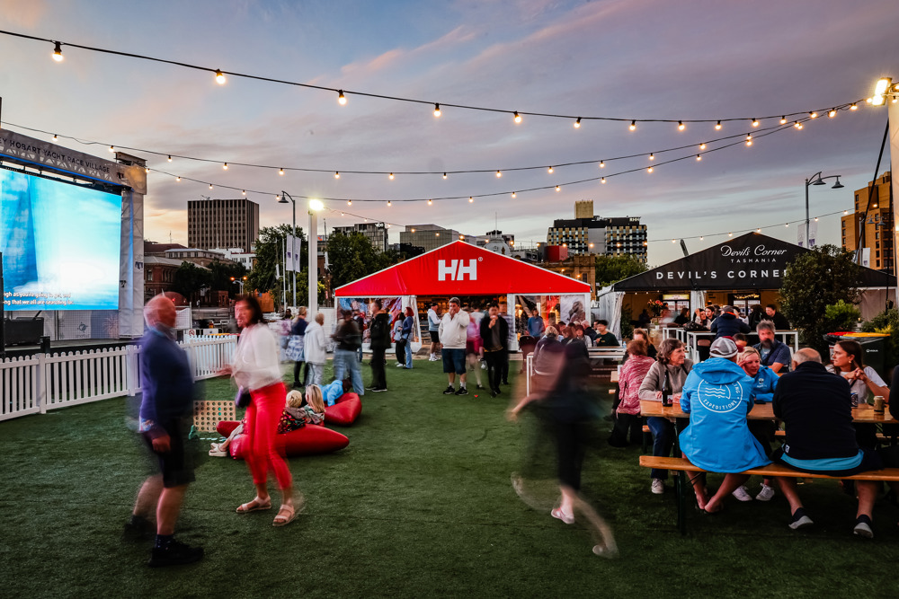 Rolex Hobart Race Village.      Image: CYCA | Salty Dingo