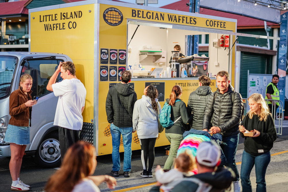 Food truck on Constitution Dock.    Image: CYCA | Salty Dingo