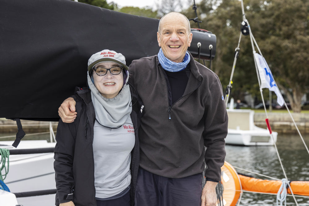 SAILING - Noakes Sydney Gold Coast 2025 - Jiang Lin & Jan Scholten, Min River