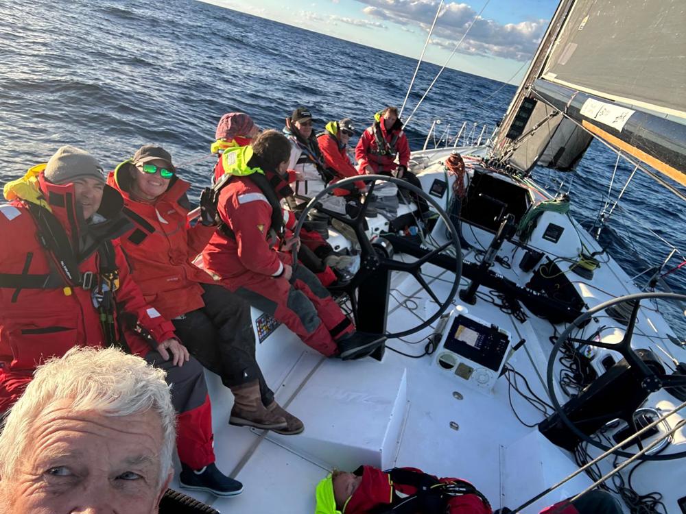 Late afternoon, day 2, on board the TP52 Frantic