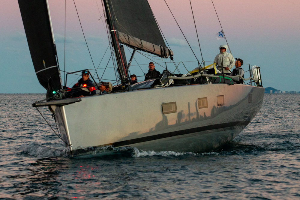 Daguet 2 approaching the finish.    Image: CYCA/Ashley Dart