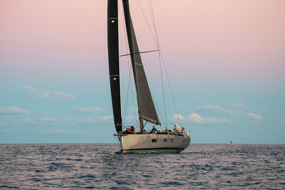 Daguet 2 approaching the finish.    Image: CYCA/Ashley Dart