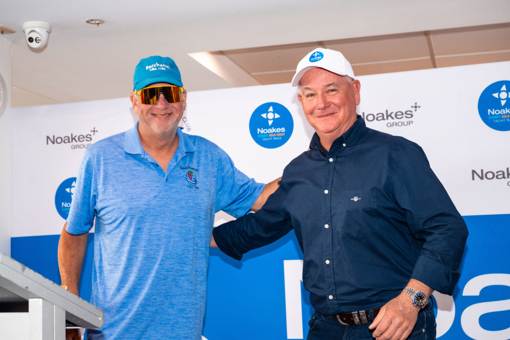 Winner of closest ETA to finish from Point Danger:  Bacchanal – Ron Epstein  – 55 seconds.    Image: CYCA | Ashley Dart