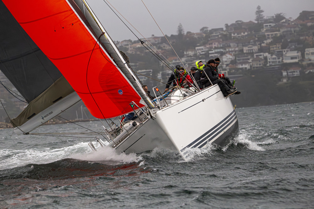 2025 Tollgate Island Race start - Pacific Road Xanthus.   Image: CYCA | Vito Feremans