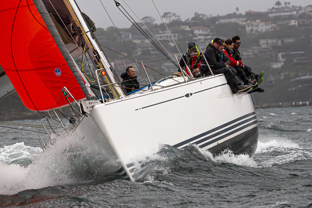 2025 Tollgate Island Race start - Pacific Road Xanthus.   Image: CYCA | Vito Feremans