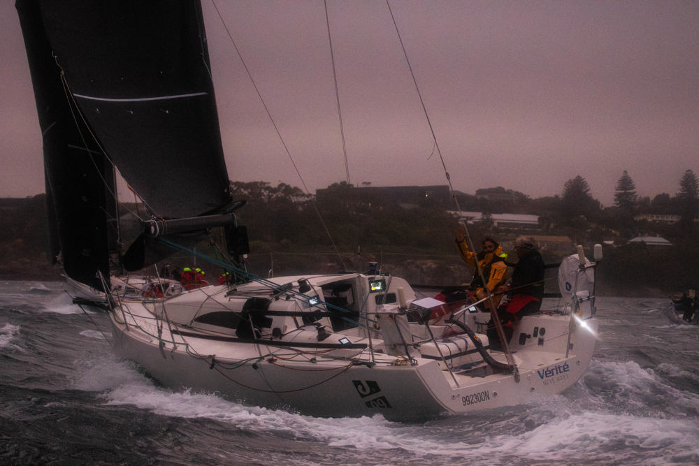 2025 Tollgate Island Race start - Verite.   Image: CYCA | Ashley Dart
