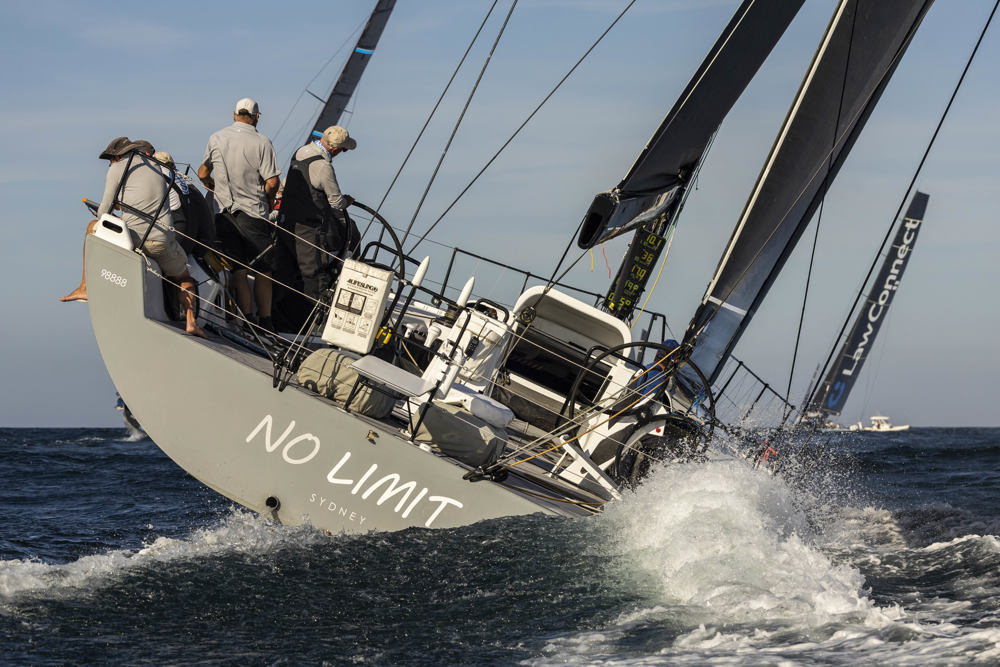 Cabbage Tree Island 2025 - Reichel/Pugh 63 No Limit.    Image: CYCA/ Andrea Francolini