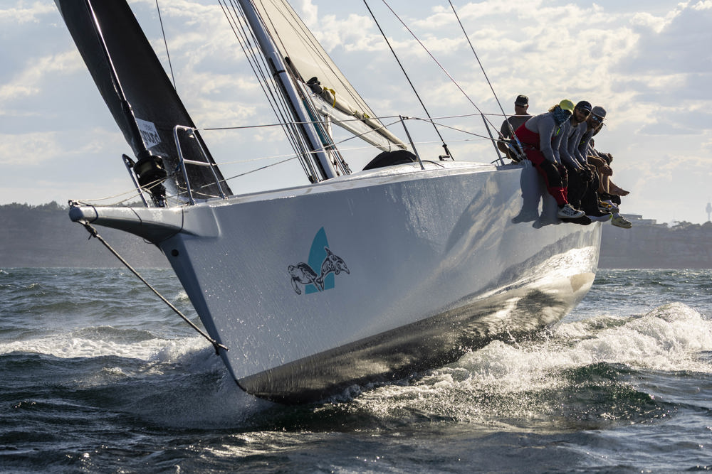 Cabbage Tree Island 2025 - TP52 Ocean Crusaders J-Bird.    Image: CYCA/Andrea Francolini