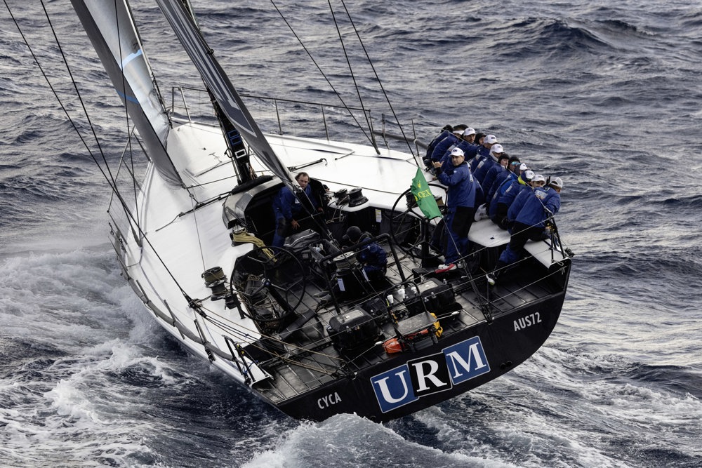 URM GROUP, Sail No: AUS72, Owner: Anthony & David Johnston, Skipper: Marcus Ashley-Jones, Club: CYCA, NSW, Design: Reichel/Pugh 72, LOA (m): 21.8, Year: 2009