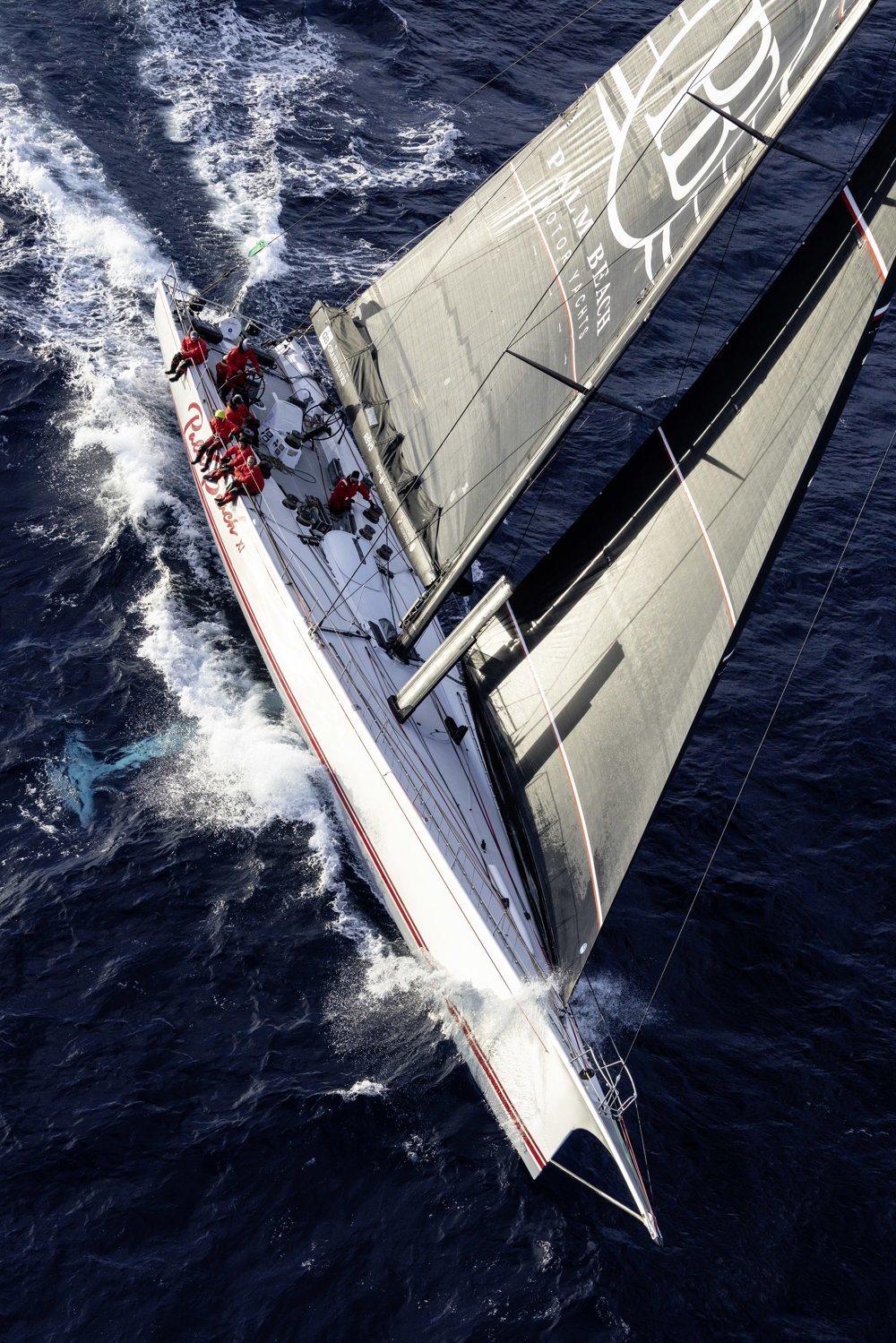 PALM BEACH XI, Sail No: 10001, Owner: Palm Beach Motor Yachts, Skipper: Mark Richards, Club: NSW, Design: Reichel/Pugh 100, LOA (m): 30.48