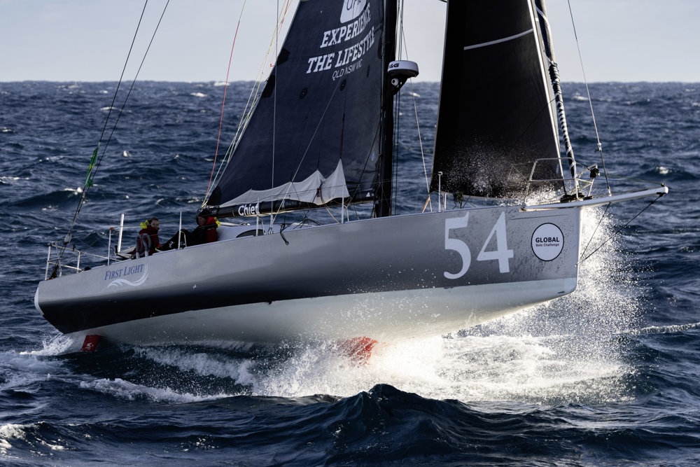 FIRST LIGHT, Sail No: USA54, Owner and Skipper: Elizabeth Tucker, Club: MHYC, NSW, Design: Class 40, LOA (m): 12.19, Year: 2008