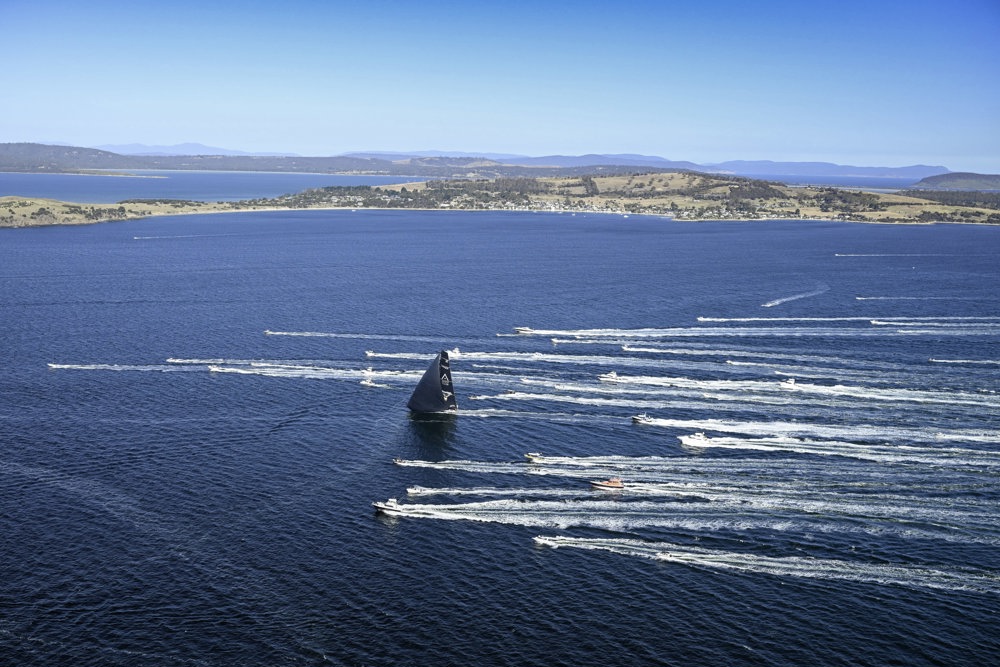 MASTER LOCK COMANCHE crosses the finish line in Hobart to claim line honours at the 2025 Rolex Sydney Hobart Yacht Race

MASTER LOCK COMANCHE, Sail No: CAY007, Owner: Matt Allen/James Mayo - Charterers, Skipper: Matt Allen/James Mayo, Club: CYCA/RPEYC, NSW, Design: VPLP Verdier 100, LOA (m): 30.5, Year: 2014