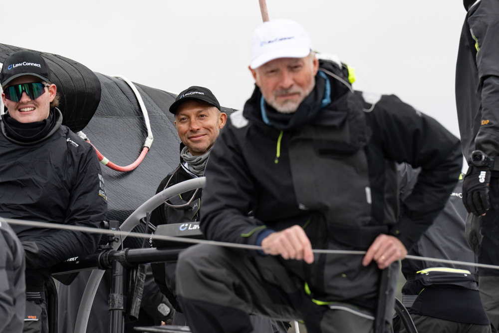 Christian Beck on LawConnect preparing for the start.    Image: CYCA | Salty Dingo